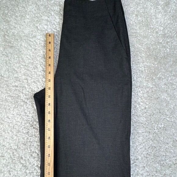 Antonio Melani High Waisted Wide Leg Trouser Pants Charcoal Gray - Picture 8 of 8